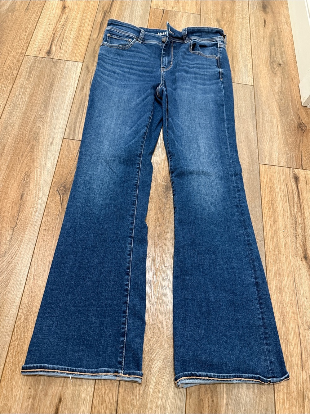 American Eagle Outfitters Dark Blue Flare Jeans